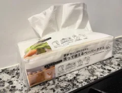 『洗って使えるペーパータオル』の写真（撮影：ワード）