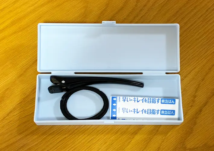 ペンケースの写真（撮影：grapeライフハック編集部）