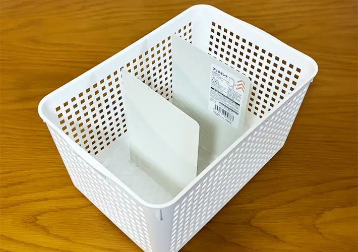 ブックエンド活用写真（撮影：grapeライフハック編集部）