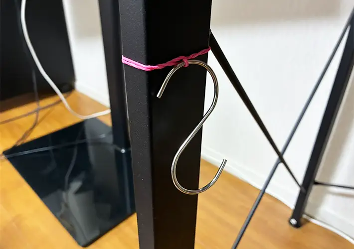 輪ゴムの活用写真（撮影：grapeライフハック編集部）
