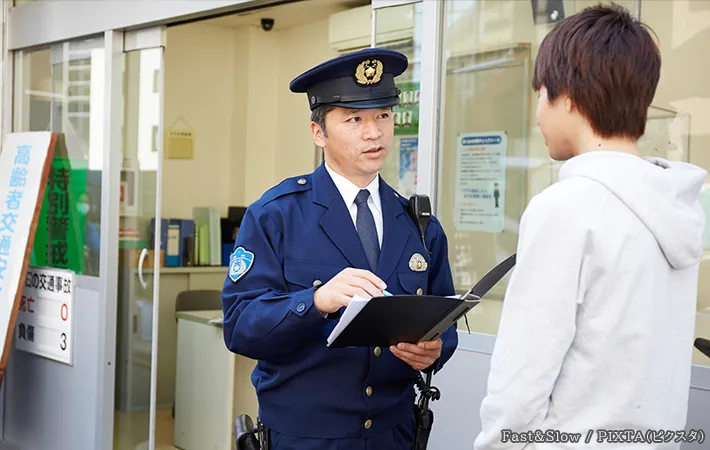 警察官の写真