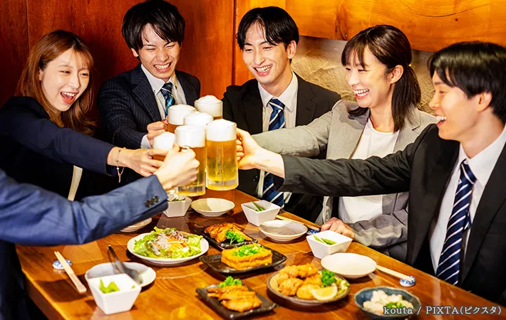 飲み会の写真