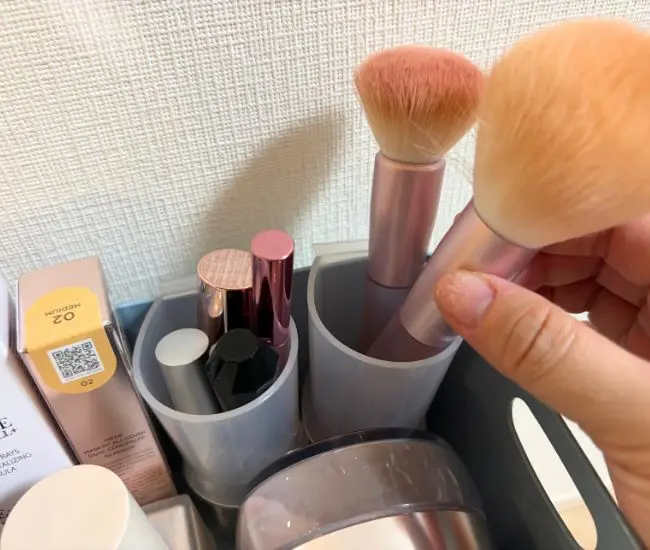 メイクボックス内で使っている写真（撮影：grapeライフハック編集部）