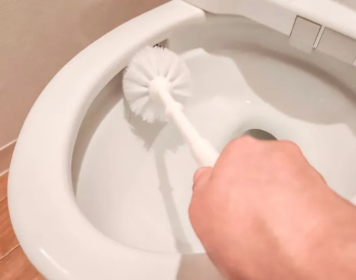 トイレ掃除の写真