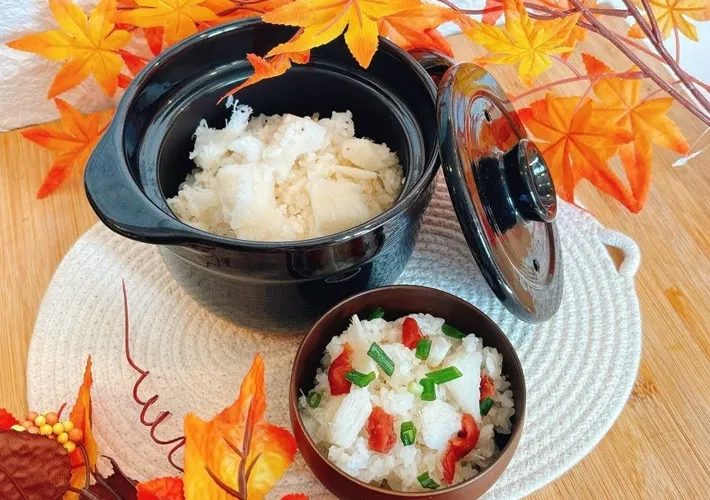 『長芋の炊き込みご飯』の完成写真（撮影：キジカク）
