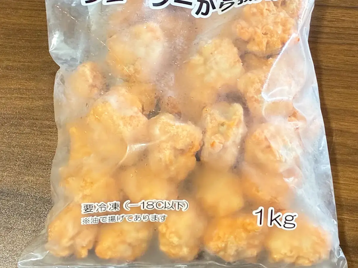 開封済み冷凍食品の写真(撮影:grapeフード編集部)