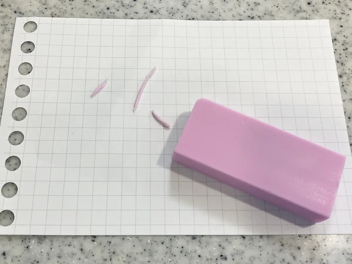 消しゴム(撮影:grapeライフハック編集部)