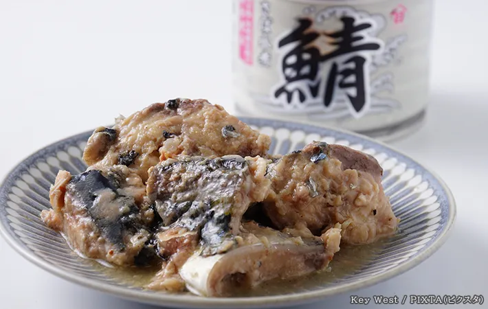 サバの缶詰の写真