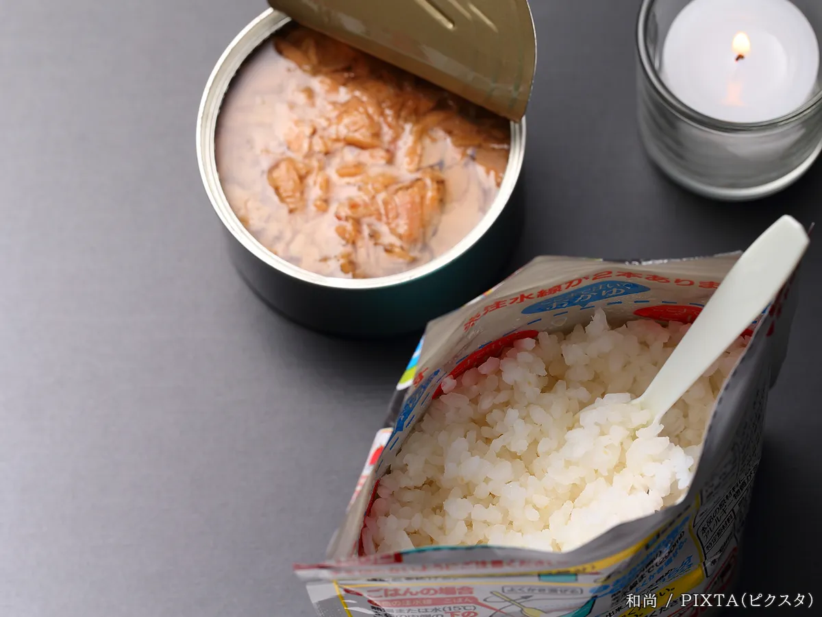 保存食の写真