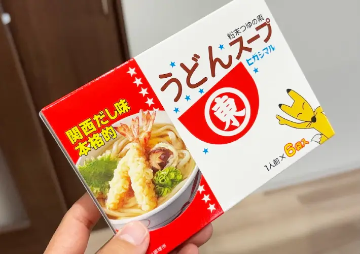 ヒガシマルのうどんスープの素の画像（撮影：キジカク）