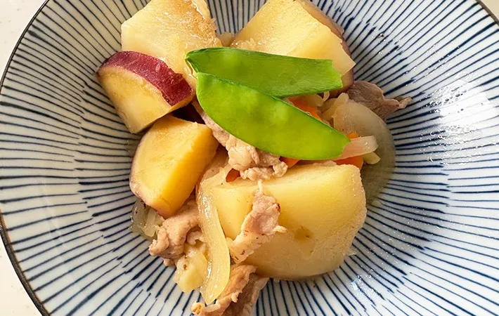 さつまいもの肉じゃがの完成画像（撮影:エニママ）