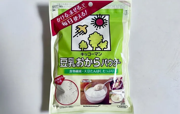 おからパウダーのパッケージ画像（撮影:エニママ）