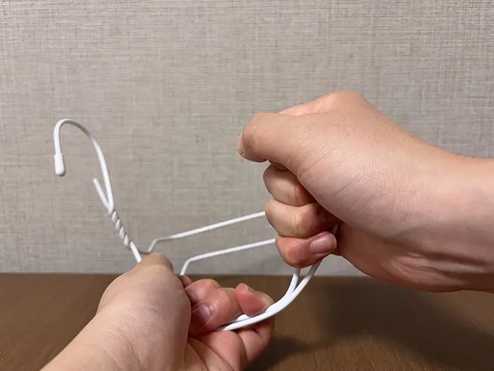 ワイヤーハンガーの画像
