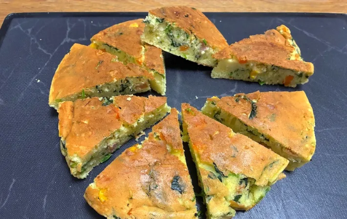 8等分にしたケークサレの画像（撮影：エニママ）
