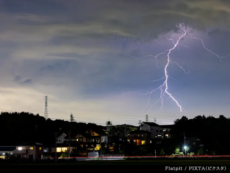雷の写真
