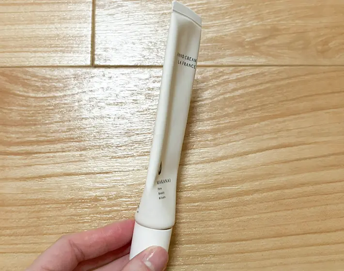 中身の少ないハンドクリームの写真（撮影：grapeライフハック編集部）