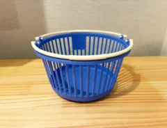 取っ手付きバスケットの写真（撮影：grapeライフハック編集部）