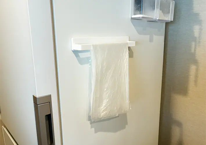 タオルバーの活用写真（撮影：grapeライフハック編集部）