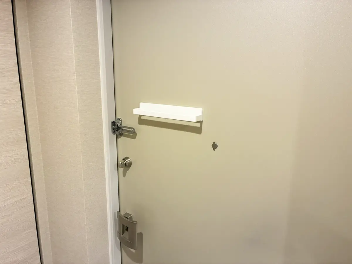 タオルバーの活用写真（撮影：grapeライフハック編集部）