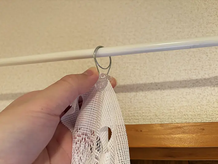 レースのれんの画像