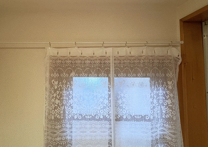 レースのれんの画像