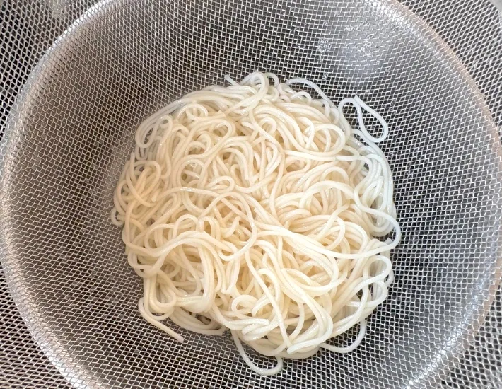 水気を切った画像（撮影：エニママ）
