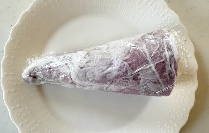 ラップで包んだ画像（撮影：エニママ）