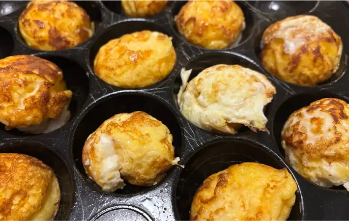 焼き目が付いてきた画像（撮影：エニママ）