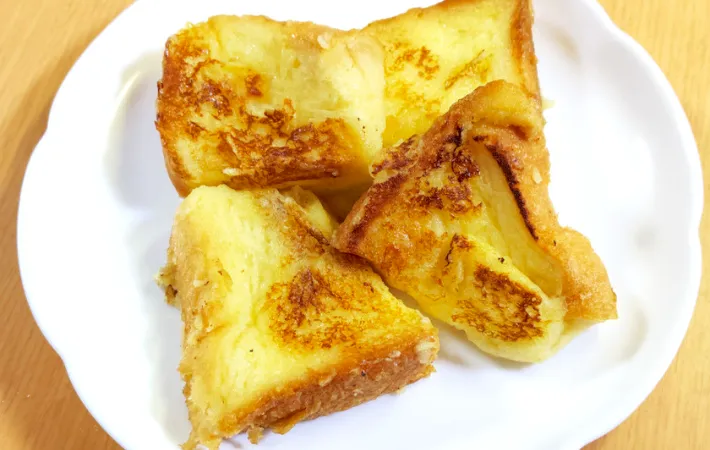 完成したフレンチトーストの画像（撮影：エニママ）