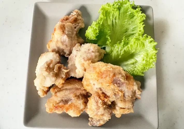 鶏のから揚げの完成画像（撮影：エニママ）