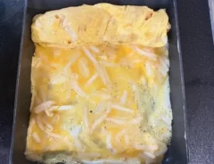 モヤシの玉子焼き