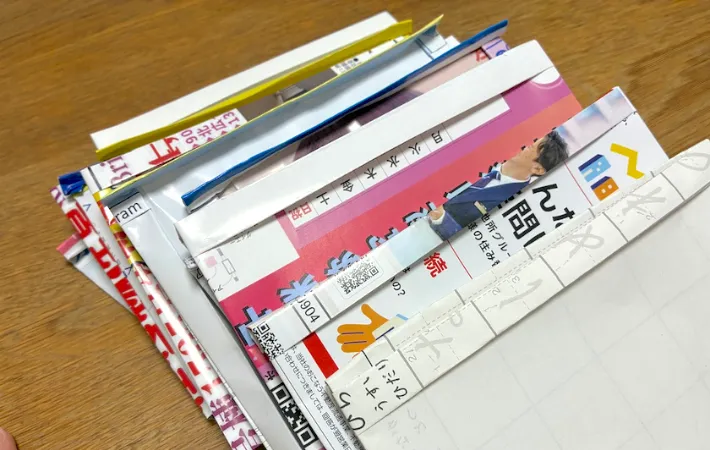 10分ほどで作ったゴミ箱の画像（撮影：エニママ）