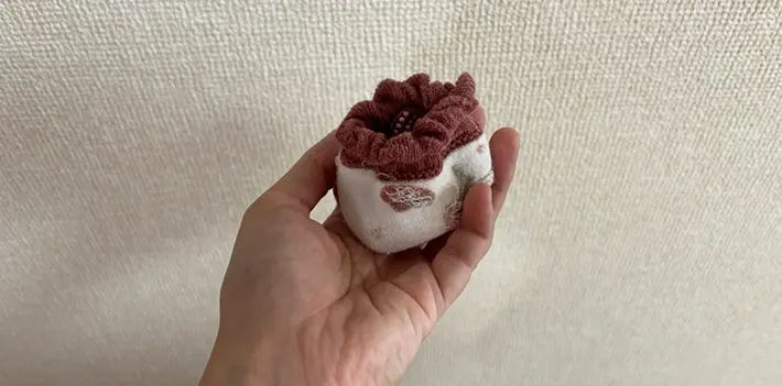 丸めた靴下の画像（撮影：grapeライフハック編集部）