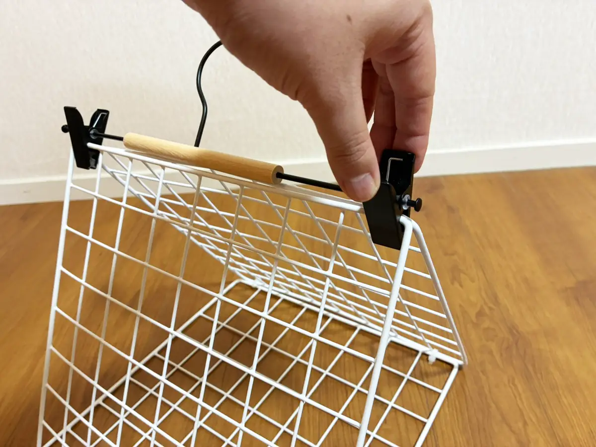 ワイヤーネットの活用写真(撮影:grapeライフハック編集部)
