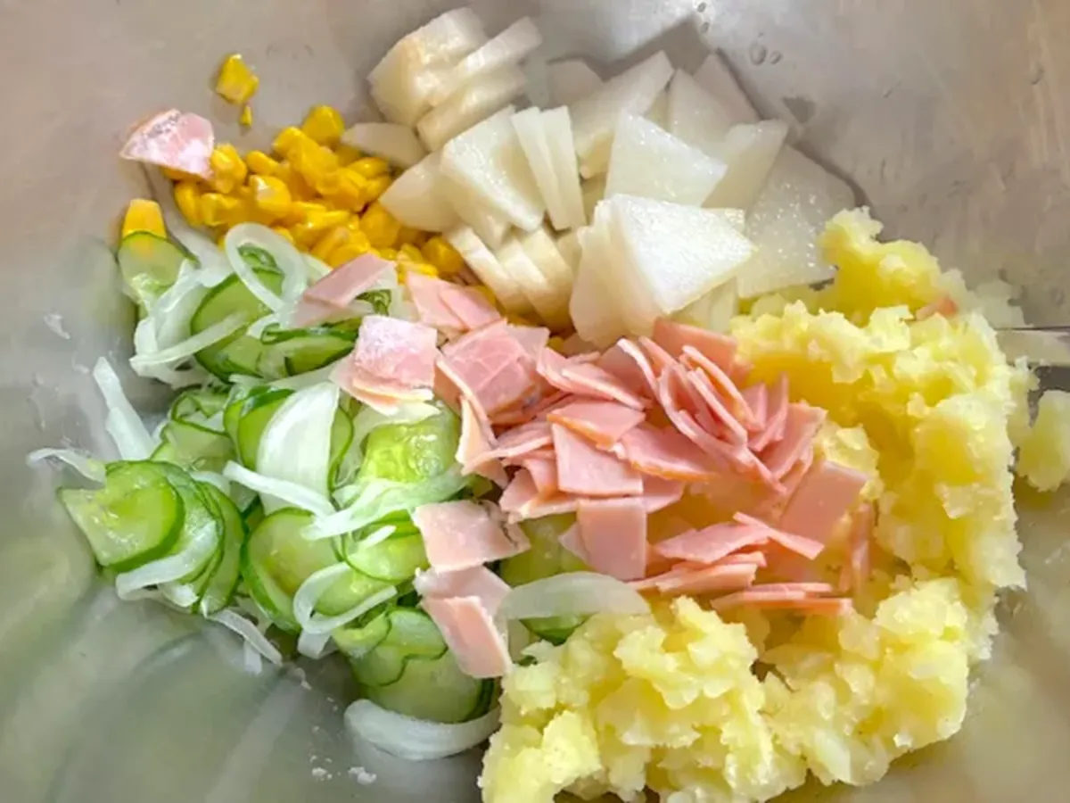 梨のポテトサラダ