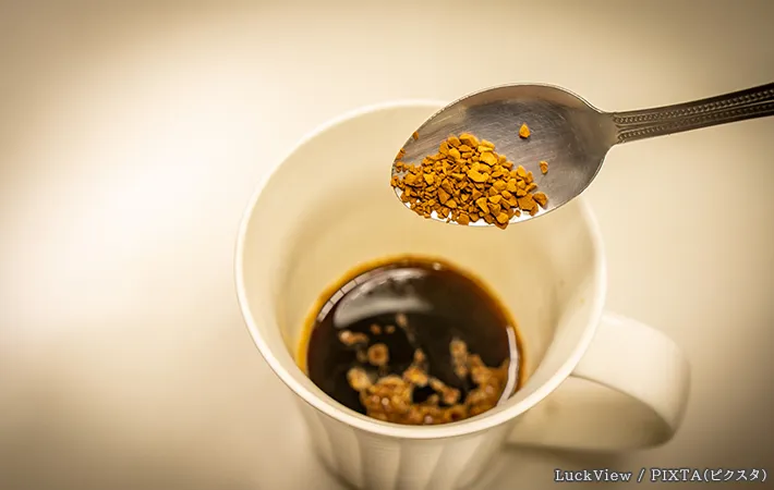 インスタントコーヒーの写真