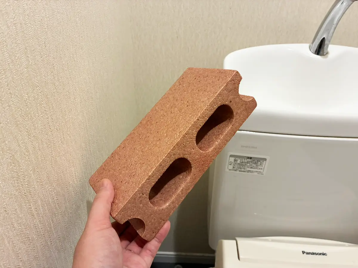 ミニブロックの活用写真（撮影：grapeライフハック編集部）
