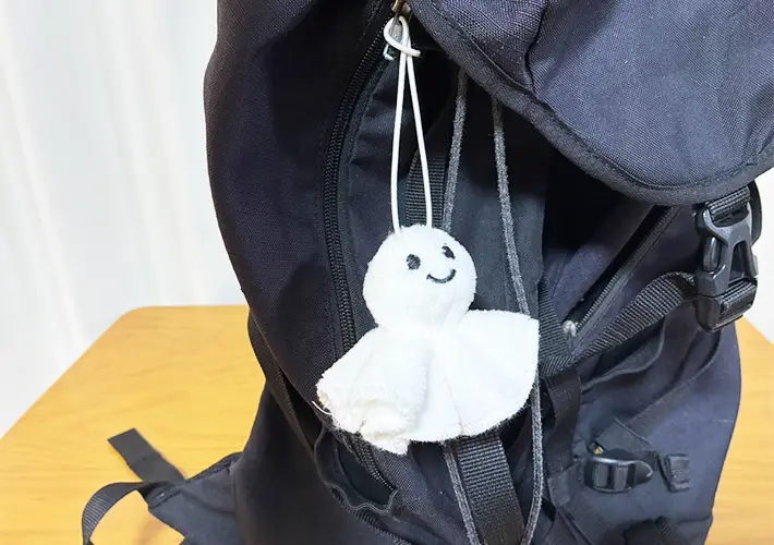 お天気ぬいぐるみチャームの写真（撮影：grape編集部）