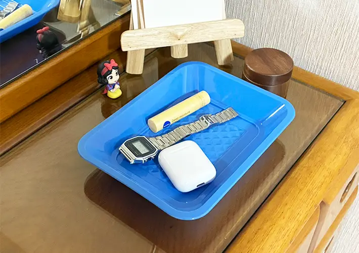 コイントレーの活用写真（撮影：grapeライフハック編集部）