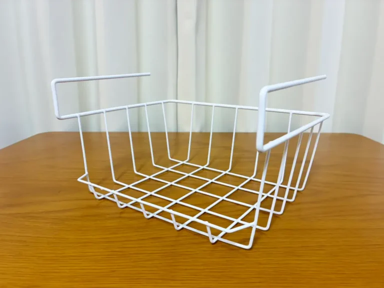 ワイヤーバスケットの活用写真（撮影：grapeライフハック編集部）