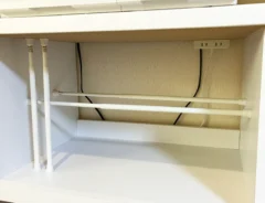 つっぱり棒の活用写真（撮影：grapeライフハック編集部）