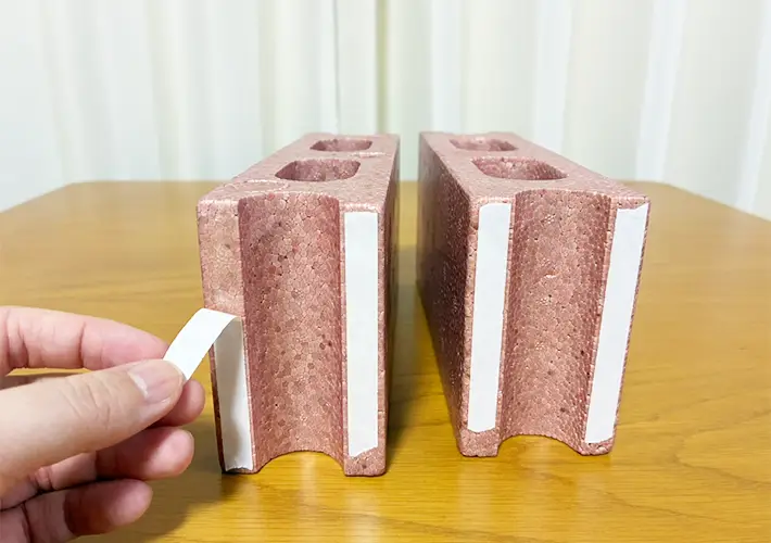 ミニブロックの活用写真（撮影：grapeライフハック編集部）