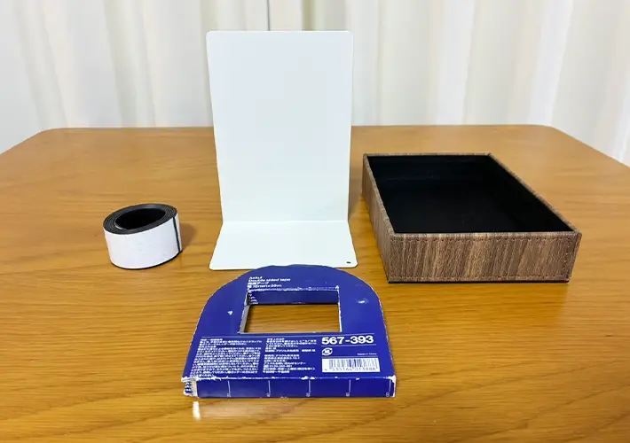 ブックエンドの活用写真（撮影：grapeライフハック編集部）