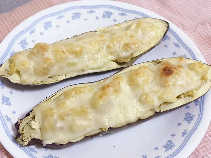焼き上がったサツマイモの写真（撮影：grapeフード編集）