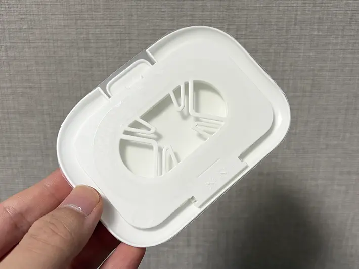 ウェットシートの蓋の画像