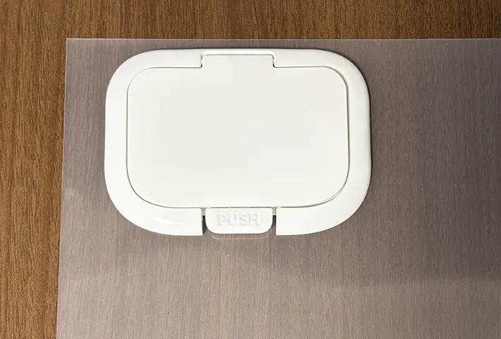 ウェットシートの蓋の画像