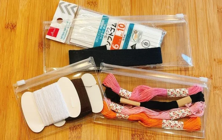 『無印良品 クリアケース』の使用写真（撮影：キジカク）
