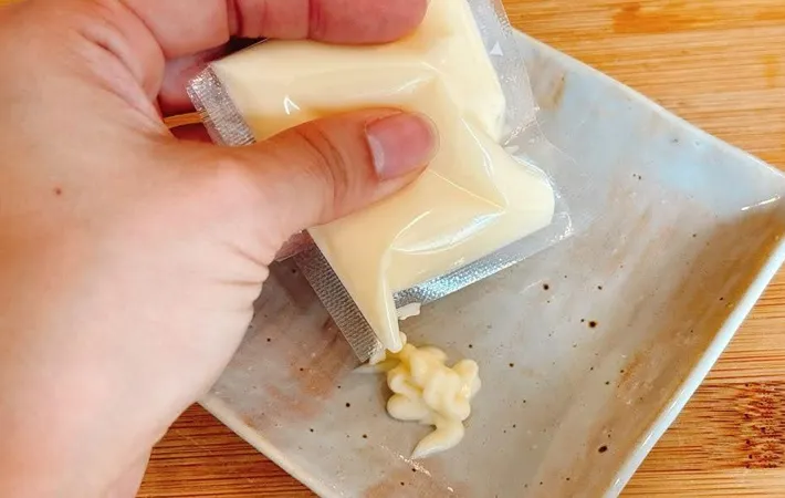 『無印良品 チャック付き調味料用小分け袋』の使用写真（撮影：キジカク）