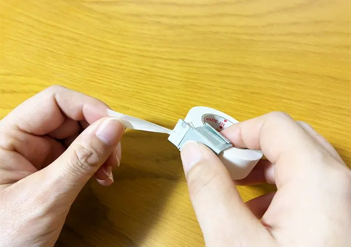 ラップの刃の活用法（撮影：grapeライフハック編集部）