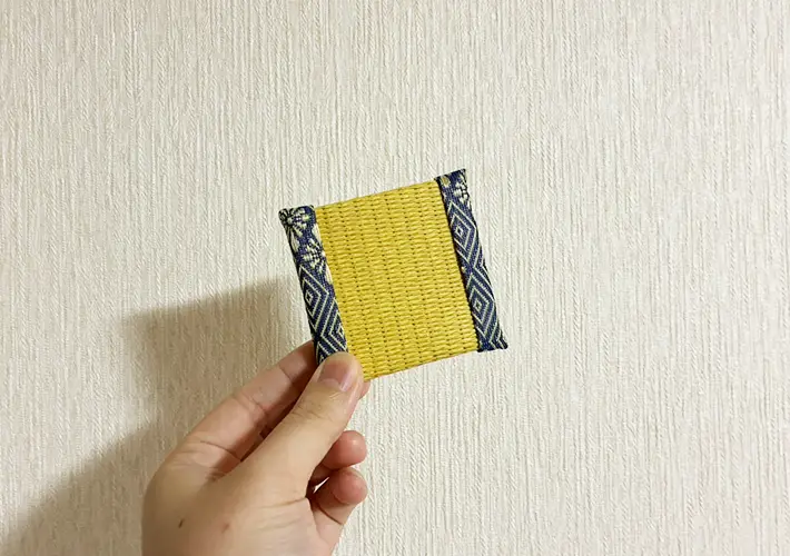 ミニ畳の活用写真（撮影：grapeライフハック編集部）